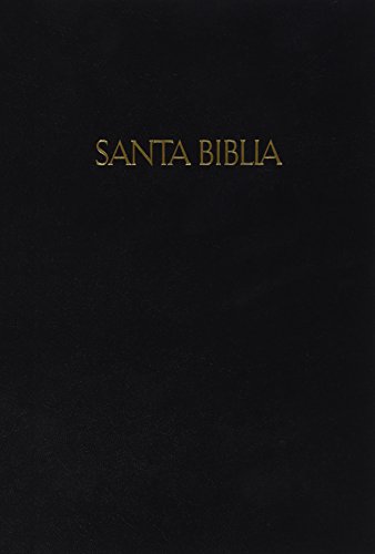 RVR 1960 Biblia Letra Grande Tamaño Manual, negro tapa dura