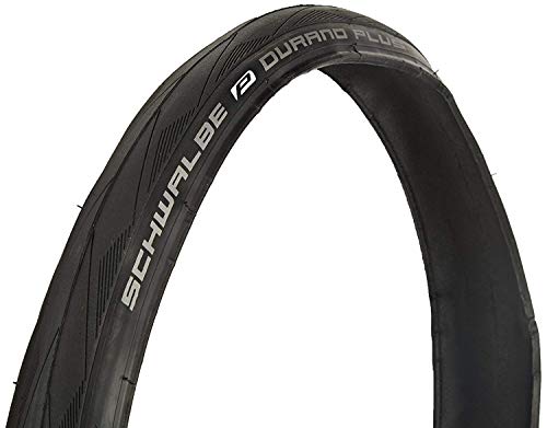 Schwalbe Durano Plus Cubierta para Bicicleta 700x23, Unisex, Negro