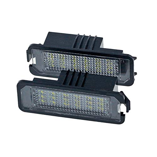 Shumo 2 Piezas 12V Led Lámparas Luz De Matrícula De Número para Golf 4 5 6 7 Luces De Matrícula De Coche Accesorios Exteriores