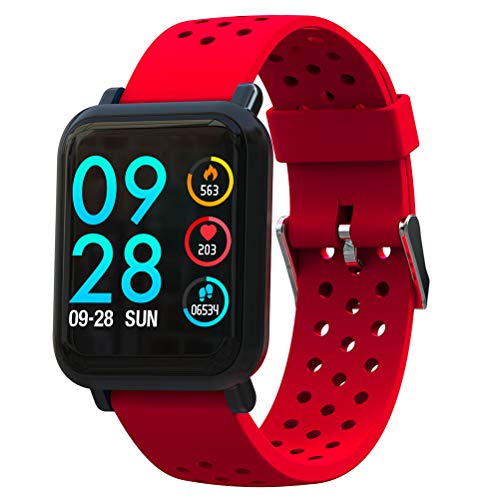 Smart Watch Sn60 Rastreador de Ejercicios para Hombres y Mujeres a Prueba de Agua, podómetro para medir la presión Arterial, para iOS y Android