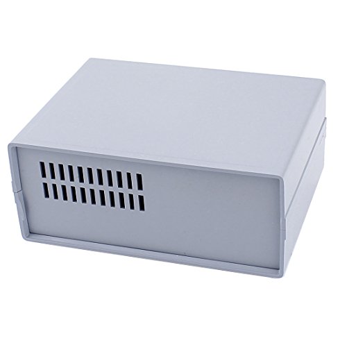 sourcing map 165mmx120mmx68mm Caja de plástico gris Caja DIY Proyecto de cableado electrónico Caja