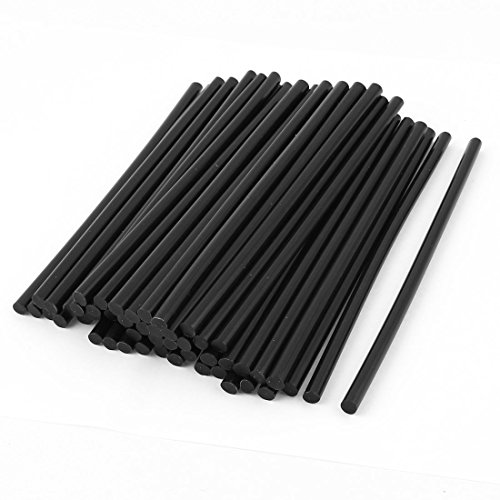 Sourcingmap - 50 pc 7 mm de longitud de 190 mm de diámetro de soldadura de hierro fundido en caliente negro barra de pegamento