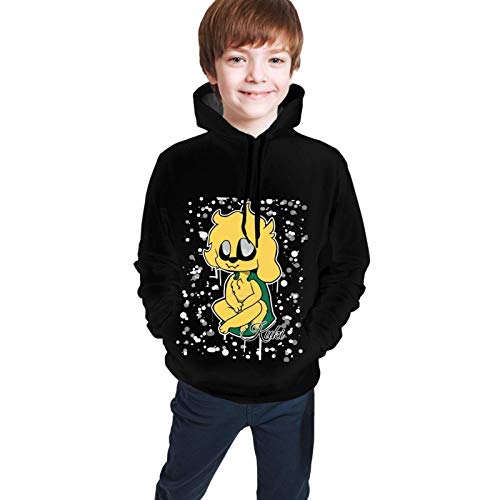 Sudaderas con Capucha Mike-Crack Hoodie 3D Kids Casual Pullover Sweatshirt for Teen Boys Girls