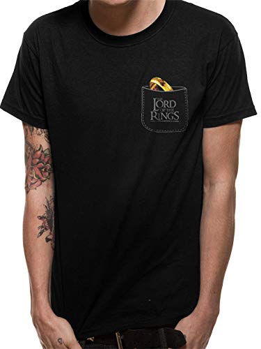 T-Shirt (Unisex-Xl) Ring Pocket (Black)