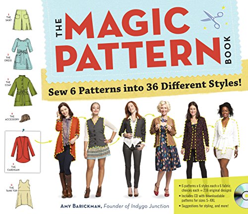 The Magic Pattern Book: Sew 6 Patterns into 36 Different Styles! (English Edition)