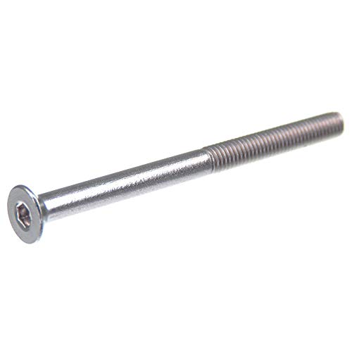 Tornillo avellanado SECCARO M3 x 40 mm, acero inoxidable V2A VA A2, DIN 7991 / ISO 10642, zócalo hexagonal, 20 piezas