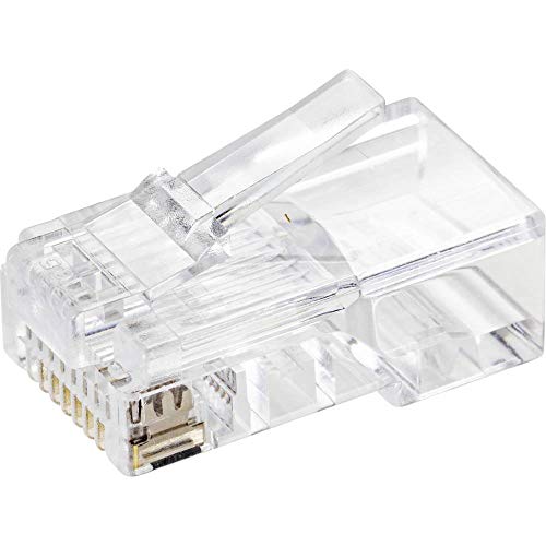 TRU Components macho, recto Western-Stecker Conector RJ 45 Transparente TC-9202516 5 pc(s)