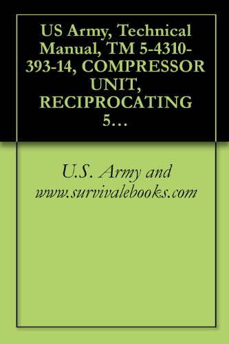 US Army, Technical Manual, TM 5-4310-393-14, COMPRESSOR UNIT, RECIPROCATING 5.0 CFM, MODEL CAPITANO-PD, (NSN 4310-01-107-8006), military manauals, special forces (English Edition)