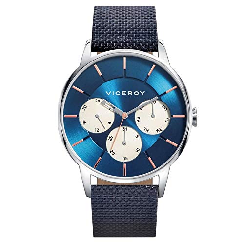 Viceroy Reloj Multiesfera para Hombre de Cuarzo con Correa en Nailon 471143-37