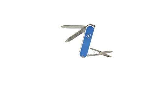 Victorinox - Classic Azul Hielo - Navaja Suiza de Bolsillo - 58 mm - 7 Funciones