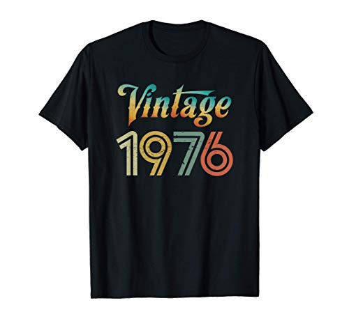 Vintage 1976 Best Year 1976 Original Genuine Classic Gift Camiseta