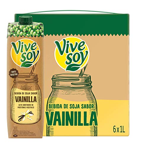 Vivesoy Sabor Vainilla - Pack 6 x 1 L