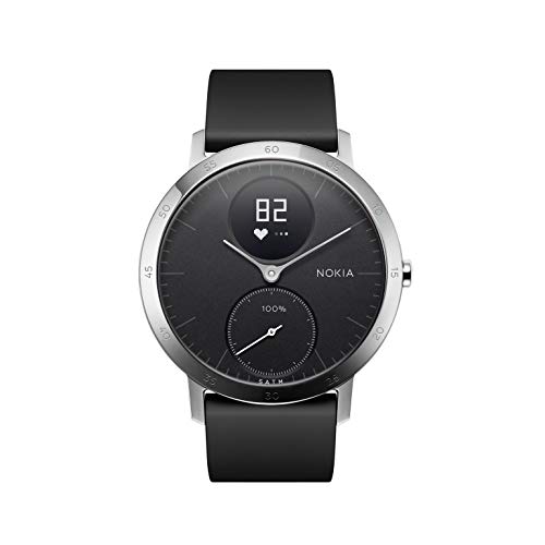 Withings Steel HR Reloj Inteligente, Unisex Adult, Negro, 40 mm