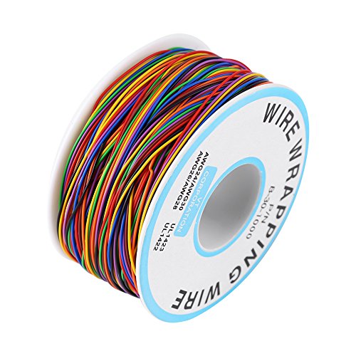 Wrapping Cable de prueba, Cable de Embalaje de Prueba de Aislamiento de Colores Cable de Cobre Estañado P/N B-30-1000 280M 30AWG 280M