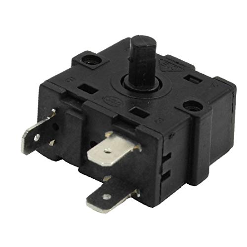 X-DREE Selector de interruptor alto rendimiento rotativo de 3 esencial posiciones AC 250V bien hecho 10A para calentador de espacio(867-1e-8a-ef3)