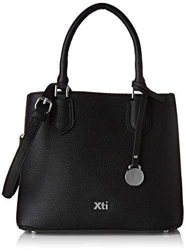 XTI 86253.0, Shopper para Mujer, Negro (Negro), 25x21x12 cm (W x H x L)