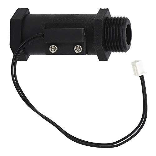 YOPOTIKA Sensor de Flujo de FS- 135 PP Plástico DC0- 110V Interruptor de Protección de La Falta de Agua para Soldadura Láser- Machi Negro