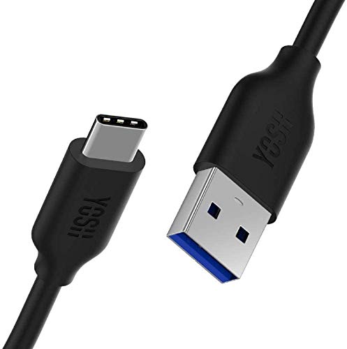 YOSH Cable USB Tipo C - 1M Cable USB C a USB 3.0 Carga Rápida y Sincronización - Cable Tipo C Compatible con Samsung Galaxy, Xiaomi Mi A1 Mi A2, Redmi, LG, HTC, Sony Xperia XZ Switch etc