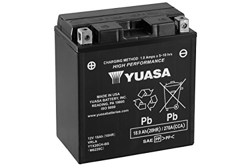 Yuasa YTX20CH-BS (CP) batería de alto rendimiento libre de mantenimiento