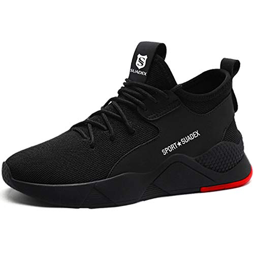 Zapatos De Seguridad para Hombre con Puntera De Acero Mujer Calzado De Trabajo Zapatos De Deportivos Transpirables Construcción Botas Trekking 36-48 EU