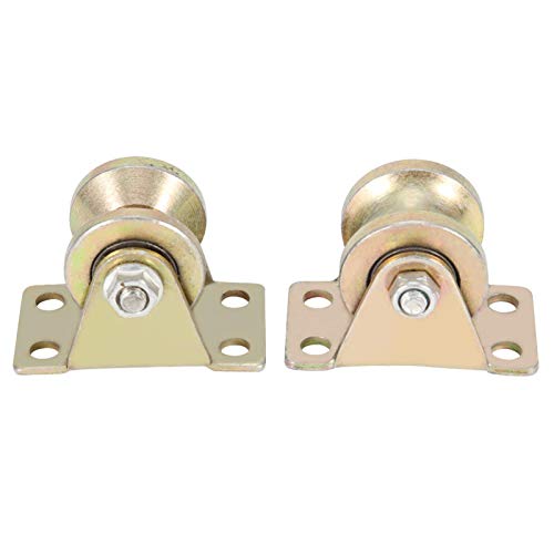 2 uds 32mm Rodillo de Puerta corredera Tipo U Ranura de Rueda riel de riel Muebles para Puerta corredera