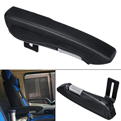 ACAMPTAR Coche Universales Ajustables Apoyabrazos del Asiento de Coche para RV Camión Autocaravana Barco para Grammer Msg85 Msg95 Derecho