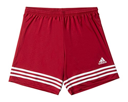 Adidas Entrada 14 - Pantalones cortos de fútbol para hombre, Rojo (University Red/White), 3XL