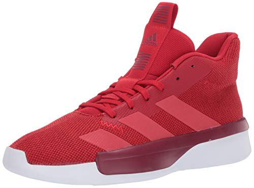 adidas Tenis de baloncesto Pro Next 2019 para hombre, rojo (Escarlata/Collegiate Borgoña/Ftwr Blanco), 48 EU