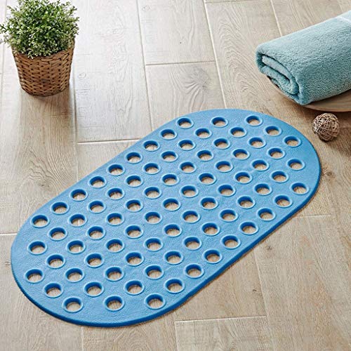 Alfombrilla De Baño, con Ventosa Fuerte, Alfombrillas De Baño, Alfombrillas De Baño, Ducha, Alfombrilla De Baño, Inodoro, Alfombrilla De Inodoro, Impermeable para El Hogar (Color: Azul, Tamaño: 40 X