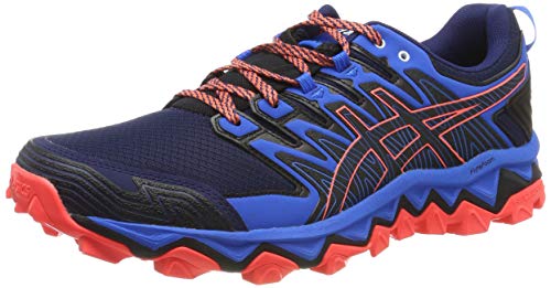 Asics 1011a197-400_46,5, Zapatilla de Trail Running para Hombre, Bleu Foncã/Bleu Ãlectrique, 46.5 EU