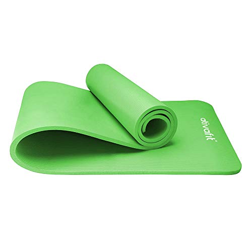 ATIVAFIT Atviafit Fitness Alfombrillas Esfera Confort - Espuma de Alta Densidad NBR- Yoga Colchoneta Antideslizante para Gimnasio 183 cm Largo x 61 cm Ancho x 1cm Espesor