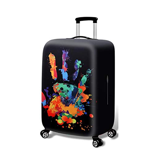 BBOOXX Luggage Cover,Fundas de Maleta Carretilla Equipaje Protector Caso Personalidad Paisaje Impresión Niño Niña Modelo Viajar Equipaje Guardapolvo F-S(18-20Inch)