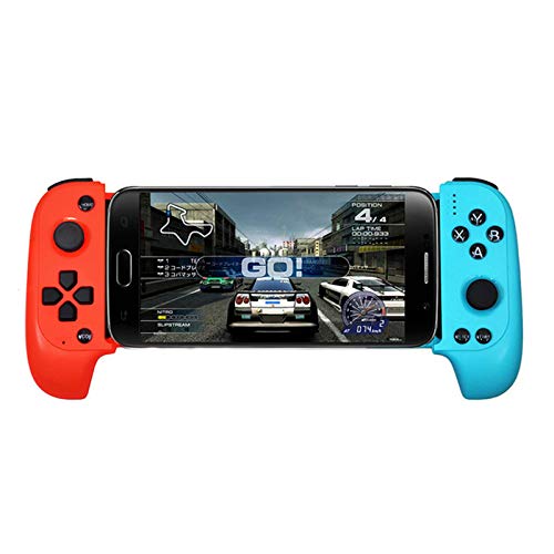 BEESCLOVER Controlador de Juegos Inalámbrico Bluetooth Gamepad Telescópico Joystick para Samsung Xiaomi Huawei Pc con Teléfono Android