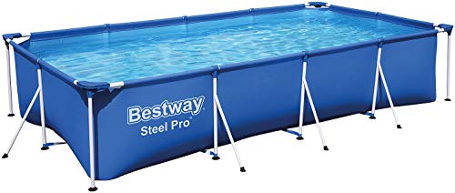 Bestway 56424 - Piscina Desmontable Tubular Infantil Family Splash Frame Pool 400x211x81 cm Depuradora de cartucho de 1.249 litros/hora