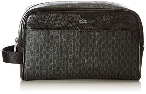 BOSS Metropole M_Washbag, Bolsa de Lavado. para Hombre, Negro1, ONESI