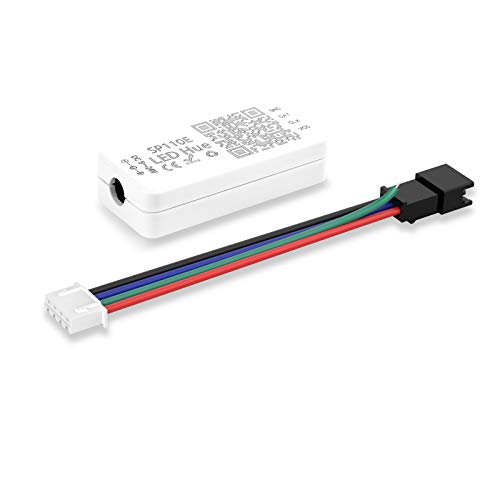 BTF-LIGHITNG WS2812B WS2811 SK6812RGB SK6812RGBW Bluetooth SP110E Mini controlador, compatible con TODOS los LED Strip/Module Light/Panel/String, IOS/Android App 1024 píxeles