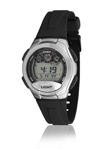 CASIO 19235 W-755-1AV - Reloj Caballero Digital Correa Caucho dial Negro