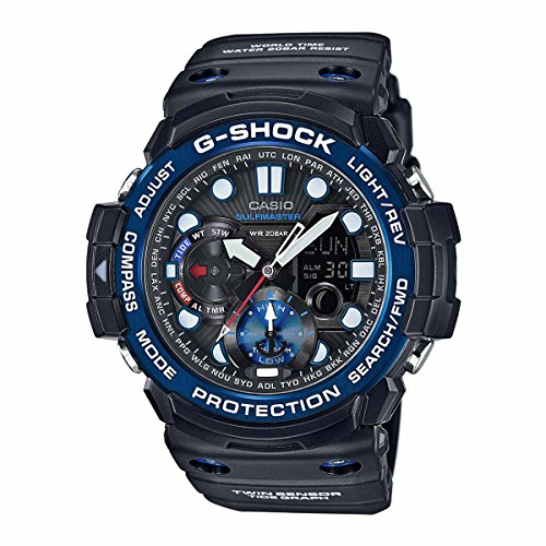 Casio G-Shock Master of G Smoke Dial Resin Quartz Men's Watch GN1000B-1A