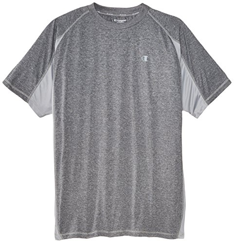 Champion Camiseta Vapor Performance para Hombre XXX-Grande Alto Gris Jaspeado