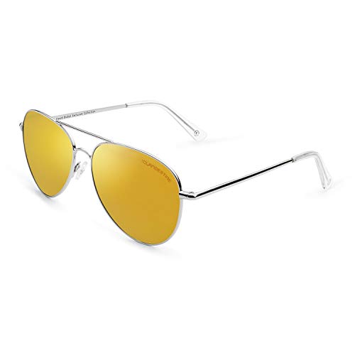 CLANDESTINE A10 Gold - Gafas de Sol Polarizadas Hombre & Mujer