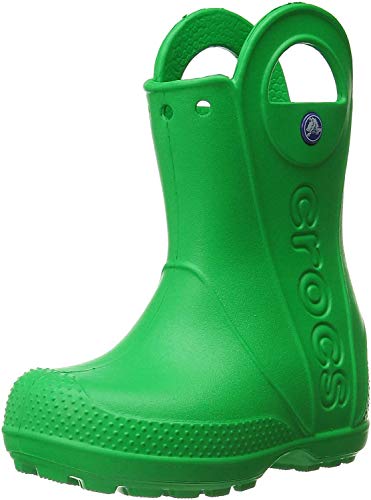 Crocs Handle It Rain Boot, Botas de Agua Unisex Adulto, Verde, 32/33 EU