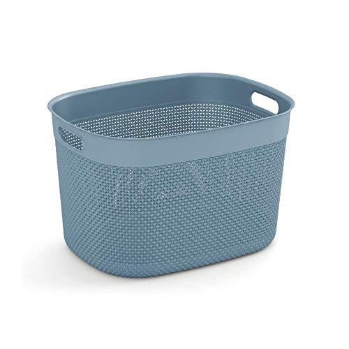 Curver Filo Cesta Rectangular XL, Azul Bruma