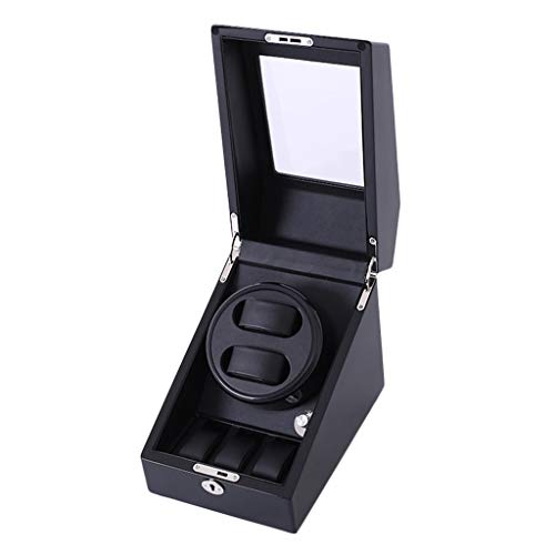 Dailymall Elegante 2+3 Reloj mecánico Devanadera Metal Giratorio Reloj Caja Caja