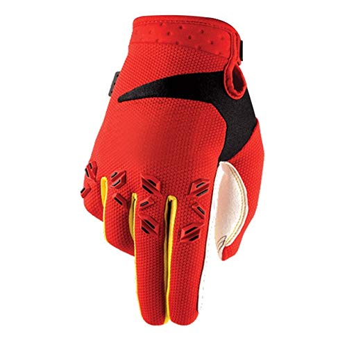 Dedo Completo Hombres Mujeres Verano Primavera otoño al Aire Libre Dirt Bike Motocross   Bike Guantes Motocicleta Racing Bike Guantes - Color 3, M