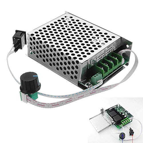 DollaTek Controlador de Motor DC PWM Reversible 12V 24V 36V 40A Interruptor de Controlador de Velocidad del Motor de Alta Potencia