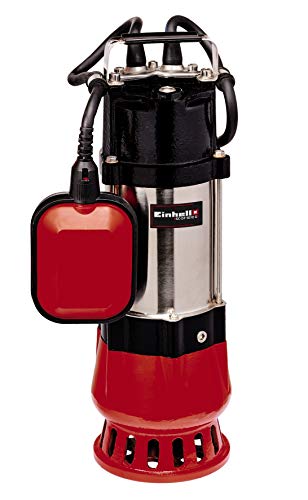 Einhell GC-DP 5010 G - Bomba de aguas sucias (500 W, capacidad de 12.000 l/h, profundidad max. de inversión 5m, conexión de manguera 42mm, cuerpos extraños hasta 10 mm) (ref. 4170742)