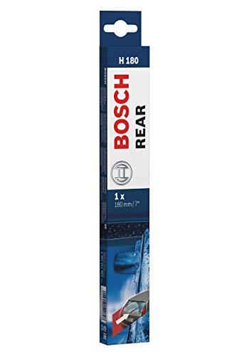 Escobilla limpiaparabrisas Bosch Rear H180, Longitud: 180mm – 1 escobilla limpiaparabrisas para la ventana trasera