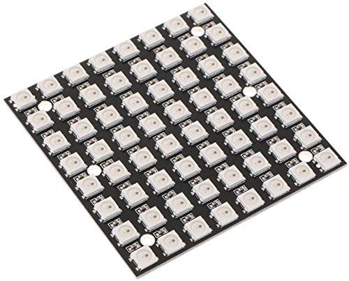 FORETTY DIANLU26 Tablero de Desarrollo del Controlador LED de 64 bits 8x8 5050 RGB para la computadora de la decoración de iluminación Rendimiento Estable