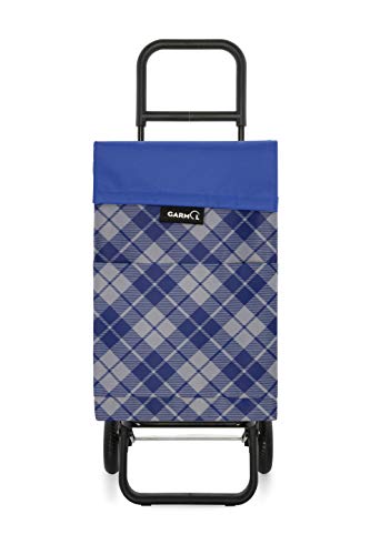 Garmol Carro Compra, Azul y Blanco, 48L