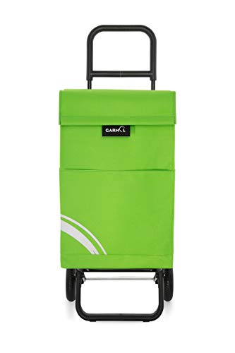 Garmol Carro Compra, Verde Hierba, 48L